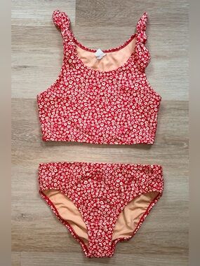 Crewcuts Girls Ditsy Floral Two-Piece Swimsuit